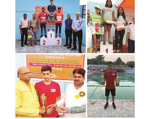 DPS Indirapuram students bagged Gold, Silver, and Bronze medals at UP’s Aquatic Junior Championship