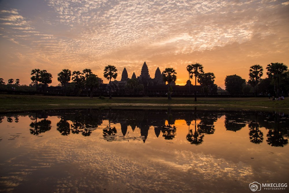 Angkor Wat in Cambodia at Sunrise