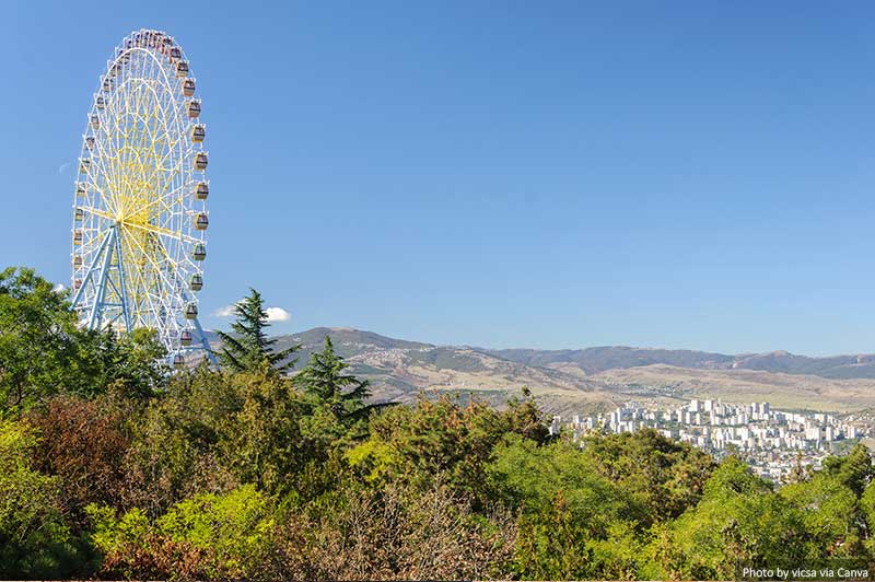 Ferris wheel at Mtatsminda Park