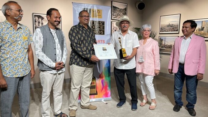 Aditya Arya receives WUD Critics Choice Award from World University of Design...