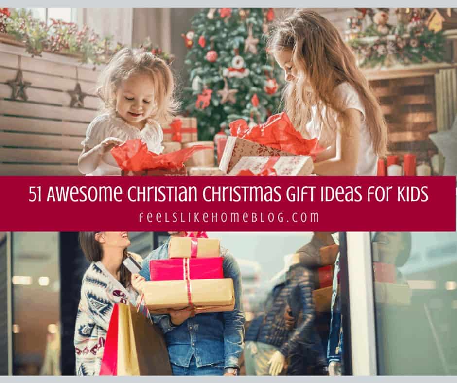 Kids with Christmas gifts
