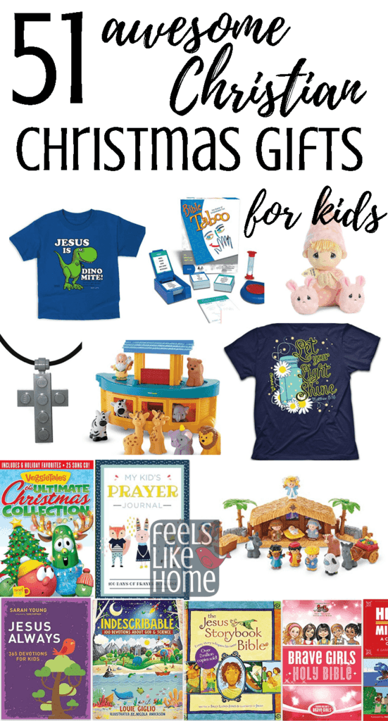 A collage of Christmas gifts for kids